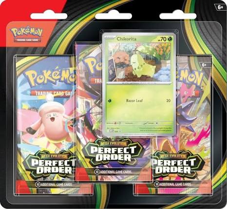 Perfect Order Chikorita 3-Pack Blister